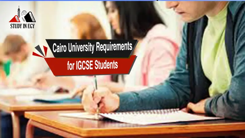 Cairo University Requirements for IGCSE Students