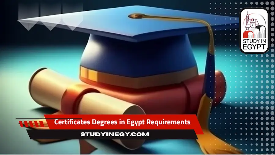 Certificates Degrees in Egypt Requirements