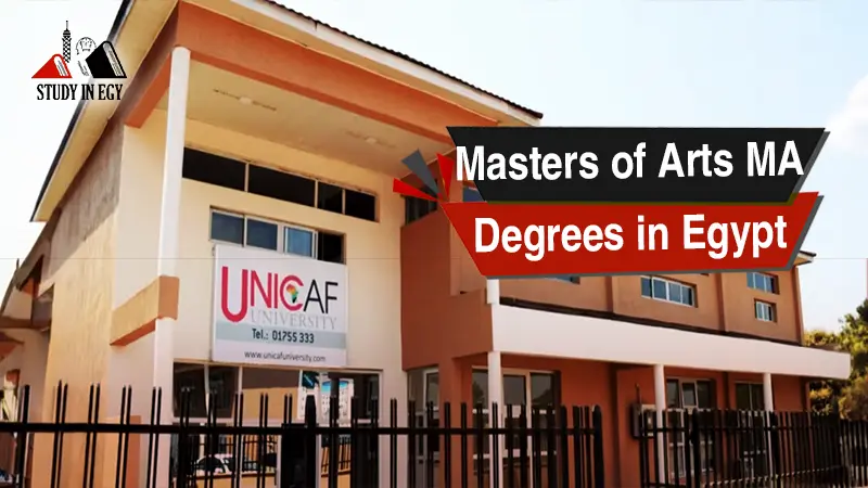 Masters of Arts MA Degrees in Egypt