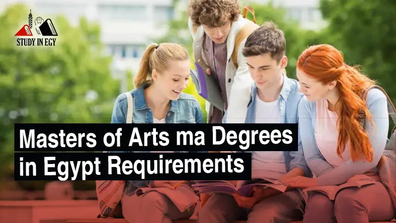 Masters of Arts ma Degrees in Egypt Requirements