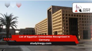 List of Egyptian Universities Recognized in Germany