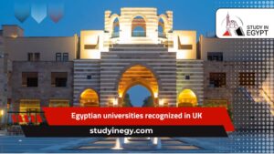 list of Egyptian universities recognized in the United Kingdom