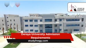 Deraya University Admission Requirements