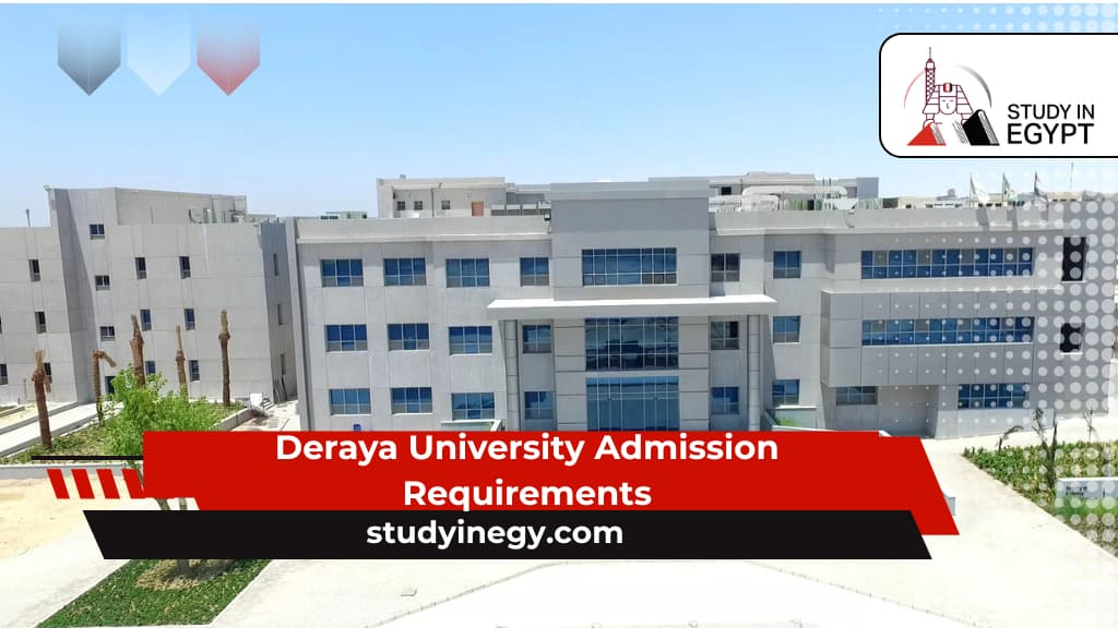 Deraya University Admission Requirements