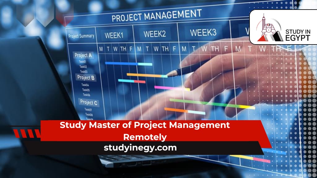 Study Master of Project Management Remotely