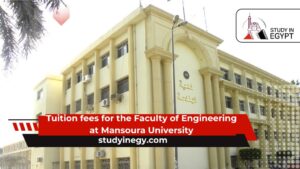 Tuition fees for the Faculty of Engineering at Mansoura University