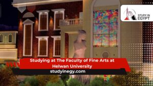 Studying at The Faculty of Fine Arts at Helwan University