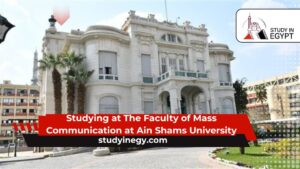 Studying at The Faculty of Mass Communication at Ain Shams University