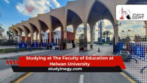 Studying at The Faculty of Education at Helwan University
