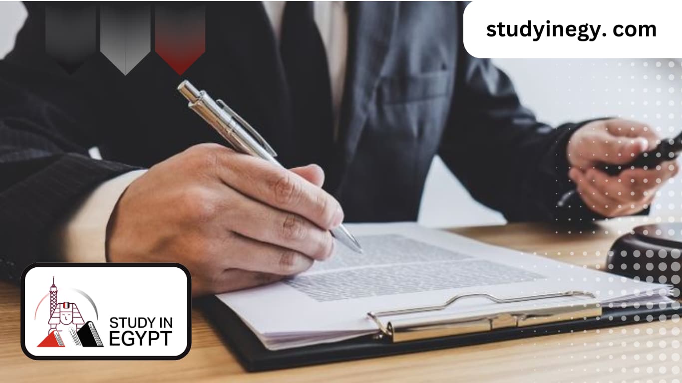 Studying at The Faculty of Law at Ain Shams University