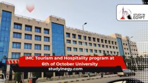 IMC Tourism and Hospitality program at 6th of October University