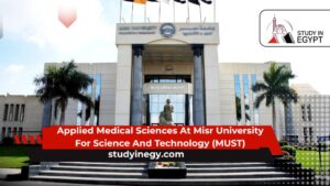 Applied Medical Sciences At Misr University For Science And Technology (MUST)