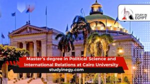 Master’s degree in Political Science and International Relations at Cairo University